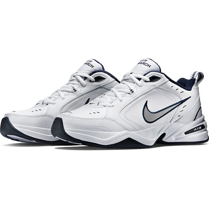 Кроссовки Nike Air Monarch IV White/Metallic Silver