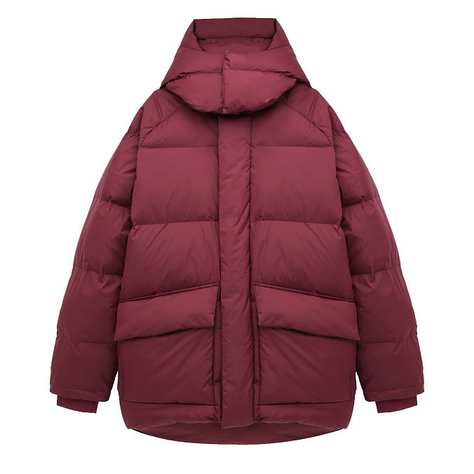 Короткая куртка женская SHU бордовая